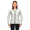 North End Ladies' Three-Layer Fleece Bonded Performance Soft Shell Jacket