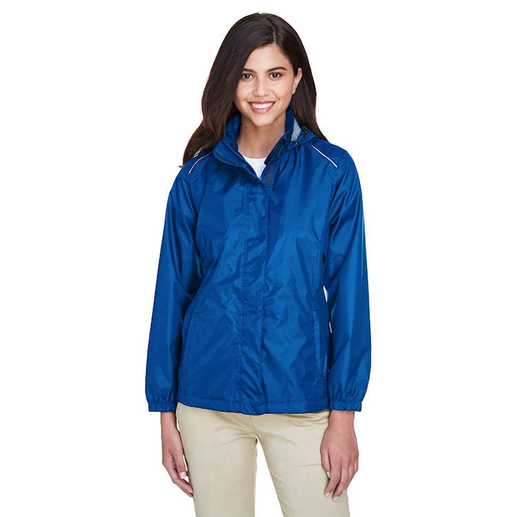 Core 365 Ladies' Climate Seam-Sealed Lightweight Variegated Ripstop Jacket 1 Core 365 Ladies' Climate Seam-Sealed Lightweight Variegated Ripstop Jacket