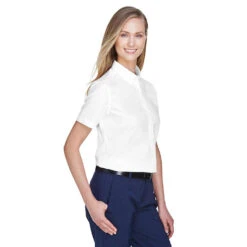 Core 365 Ladies' Optimum Short-Sleeve Twill Shirt -Portwest Shop AC78194@3