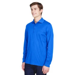 Core 365 Adult Pinnacle Performance Long-Sleeve Piqué Polo With Pocket -Portwest Shop AC88192P@3