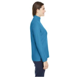 Core 365 Ladies' Fusion ChromaSoft™ Pique Quarter-Zip -Portwest Shop ACCE405W@2