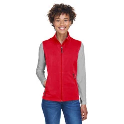 Core 365 Ladies' Cruise Two-Layer Fleece Bonded Soft Shell Vest