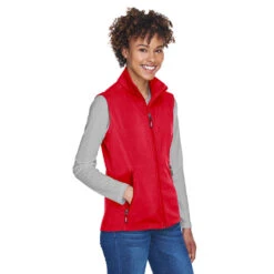 Core 365 Ladies' Cruise Two-Layer Fleece Bonded Soft Shell Vest -Portwest Shop ACCE701W@3