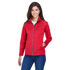 Core 365 Ladies' Techno Lite Three-Layer Knit Tech-Shell
