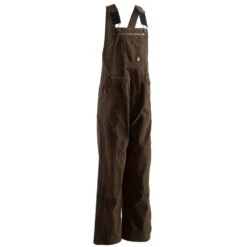 Berne Unlined Washed Zip To Knee Duck Bib Overall 6 Berne Unlined Washed Zip To Knee Duck Bib Overall -Portwest Shop BEB1068 1