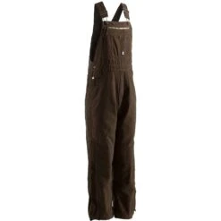 Berne Traditional Washed Insulated Bib Overall Quilt Lined Zip To Knee -Portwest Shop BEB213 1