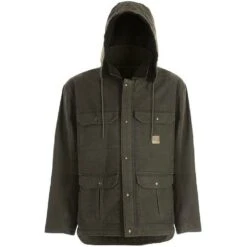 Berne Sanded Contractor Coat Fleece Lined