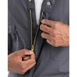 Berne Poplin Short Sleeve Coverall 5.5 Oz. 65% Poly/35% Cotton -Portwest Shop BEP700@2