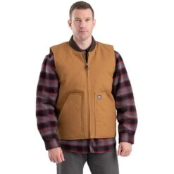 Berne Duck Workman's Vest Quilt Lined