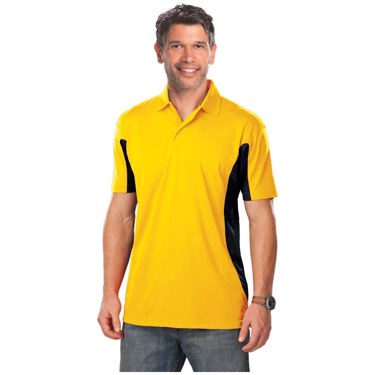 Blue Generation Men's Snag Resistant Colorblock Short Sleeve Polo 1 Blue Generation Men's Snag Resistant Colorblock Short Sleeve Polo