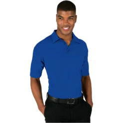 Blue Generation Men's Short Sleeve Nailhead Polo