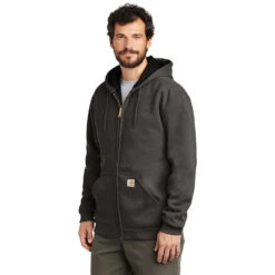 CLEARANCE Carhartt Rain Defender Rutland Thermal Lined Hooded Sweatshirt -Portwest Shop CA100632@4