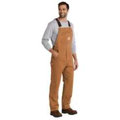 Carhartt Duck Unlined Bib Overalls -Portwest Shop CA102776@1