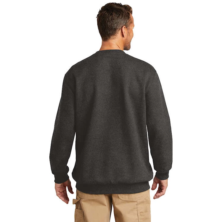 Carhartt Midweight Fleece Crewneck Pullover Sweatshirt 3 Carhartt Midweight Fleece Crewneck Pullover Sweatshirt - Image 3