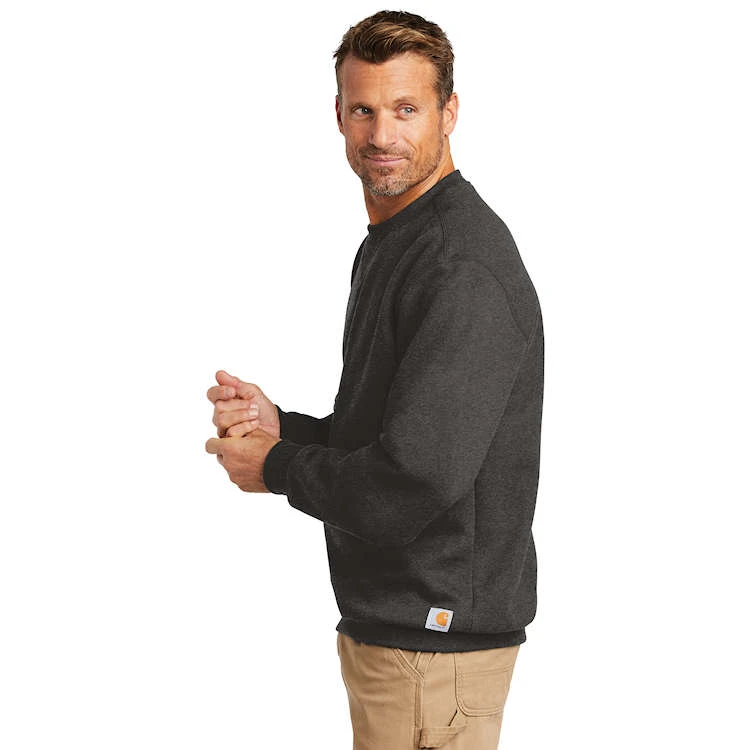 Carhartt Midweight Fleece Crewneck Pullover Sweatshirt 4 Carhartt Midweight Fleece Crewneck Pullover Sweatshirt - Image 4