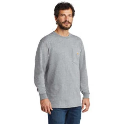 Carhartt Long Sleeve Workwear Crewneck T-Shirt -Portwest Shop CAK126@4
