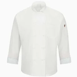 Chef Designs Men's Ten Knot Button Chef Coat With Mimix™ And Oilblok