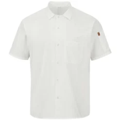 Chef Design Men's Short Sleeve Cook Shirt With Mimix™