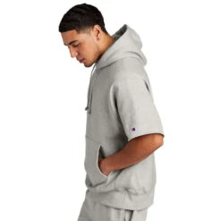 Champion® Reverse Weave® Short Sleeve Hoodie -Portwest Shop CHS101SS@2