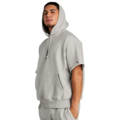 Champion® Reverse Weave® Short Sleeve Hoodie -Portwest Shop CHS101SS@4
