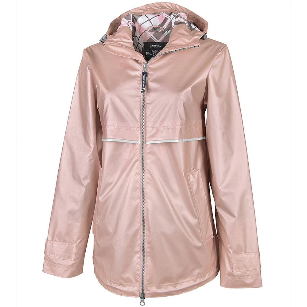 Charles River Women's New Englander Printed Rain Jacket 2 Charles River Women's New Englander Printed Rain Jacket - Image 2