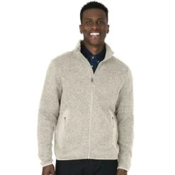 Charles River Men's Heathered Fleece Jacket -Portwest Shop CR9493@2