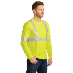 CornerStone® ANSI 107 Class 2 Long Sleeve Safety T-Shirt -Portwest Shop CSCS401LS@4
