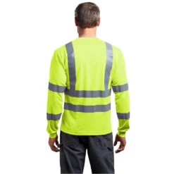 CornerStone® ANSI 107 Class 3 Long Sleeve Snag-Resistant Reflective T-Shirt 7 CornerStone® ANSI 107 Class 3 Long Sleeve Snag-Resistant Reflective T-Shirt -Portwest Shop CSCS409@2