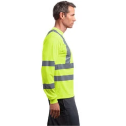 CornerStone® ANSI 107 Class 3 Long Sleeve Snag-Resistant Reflective T-Shirt 8 CornerStone® ANSI 107 Class 3 Long Sleeve Snag-Resistant Reflective T-Shirt -Portwest Shop CSCS409@3