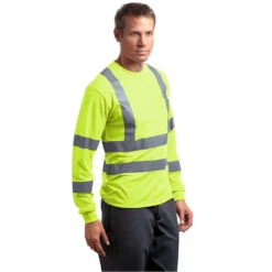 CornerStone® ANSI 107 Class 3 Long Sleeve Snag-Resistant Reflective T-Shirt 9 CornerStone® ANSI 107 Class 3 Long Sleeve Snag-Resistant Reflective T-Shirt -Portwest Shop CSCS409@4