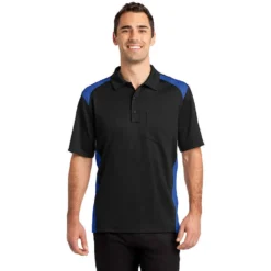 CornerStone® Select Snag-Proof Two Way Colorblock Pocket Polo