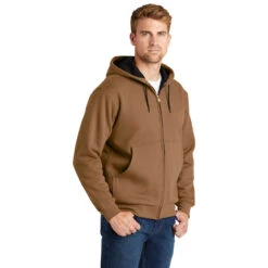 CornerStone® Heavyweight Full-Zip Hooded Sweatshirt With Thermal Lining -Portwest Shop CSCS620@4