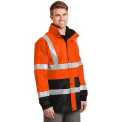 CornerStone® ANSI 107 Class 3 Waterproof Parka -Portwest Shop CSCSJ24@4