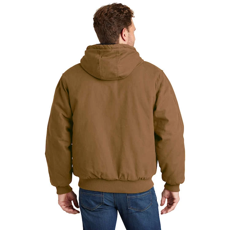 CornerStone® Washed Duck Cloth Insulated Hooded Work Jacket 2 CornerStone® Washed Duck Cloth Insulated Hooded Work Jacket - Image 2