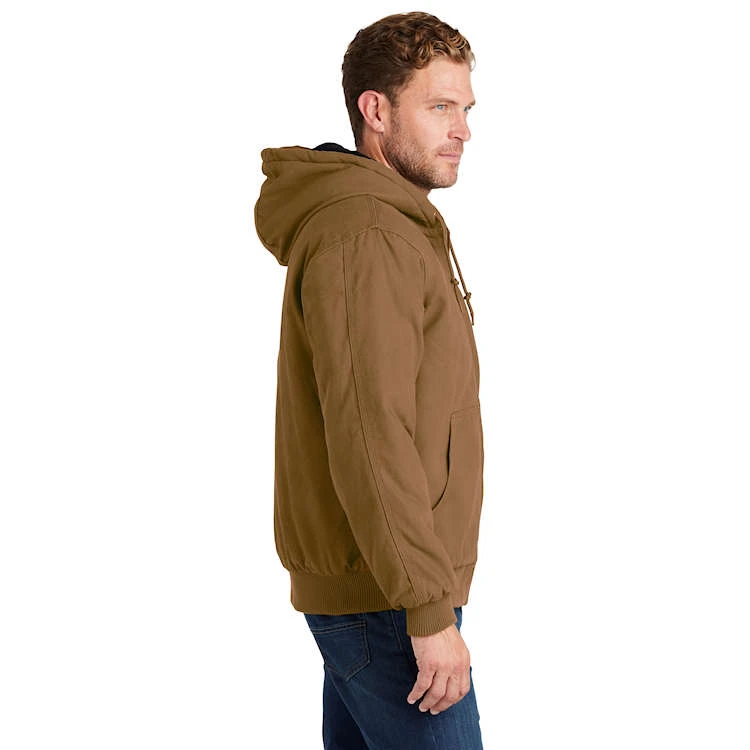 CornerStone® Washed Duck Cloth Insulated Hooded Work Jacket 3 CornerStone® Washed Duck Cloth Insulated Hooded Work Jacket - Image 3