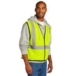 CornerStone® ANSI 107 Class 2 Economy Mesh One-Pocket Vest -Portwest Shop CSCSV100@4