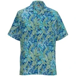 Edwards Tropical Leaf Camp Shirt