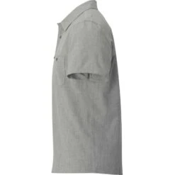 Edwards Men's Melange Ultra-Light Short Sleeve Chambray Shirt -Portwest Shop ED1039@2