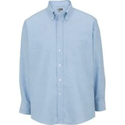 Edwards Men's Long Sleeve Easy Care Oxford Shirt