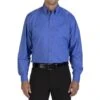 Edwards Men's Long Sleeve Stretch Poplin Shirt