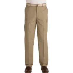 Edwards Men's Chino Flat Front Cargo Pant