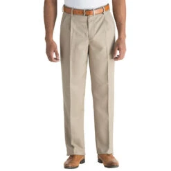 Edwards Men's Microfiber Pleated Dress Pant