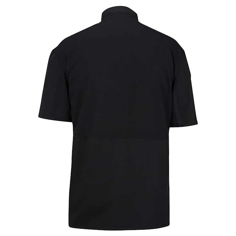 Edwards Classic Ten Button Short Sleeve Back Mesh Chef Coat 2 Edwards Classic Ten Button Short Sleeve Back Mesh Chef Coat - Image 2