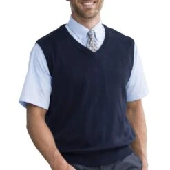 Edwards Unisex V-Neck Acrylic Interlock Sweater Vest -Portwest Shop ED4065@2