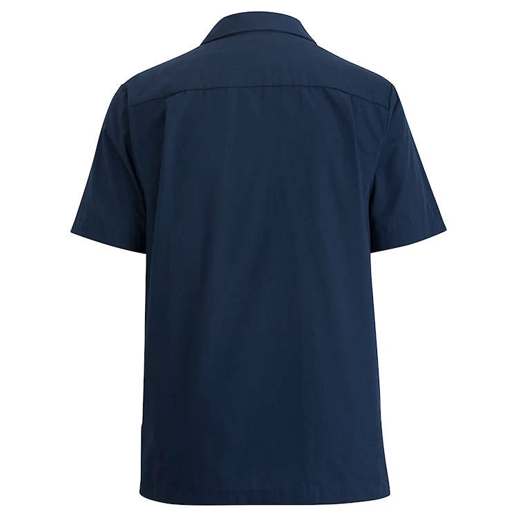 Edwards Men's Essential Zip Front Short Sleeve Service Shirt 2 Edwards Men's Essential Zip Front Short Sleeve Service Shirt - Image 2