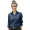 Edwards Ladies' Essential Broadcloth Shirt - 3/4 Sleeve