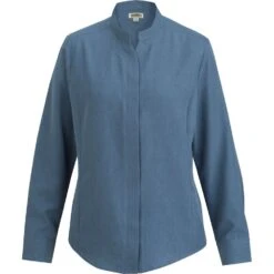 Edwards Ladies' Stand-Up Collar Shirt