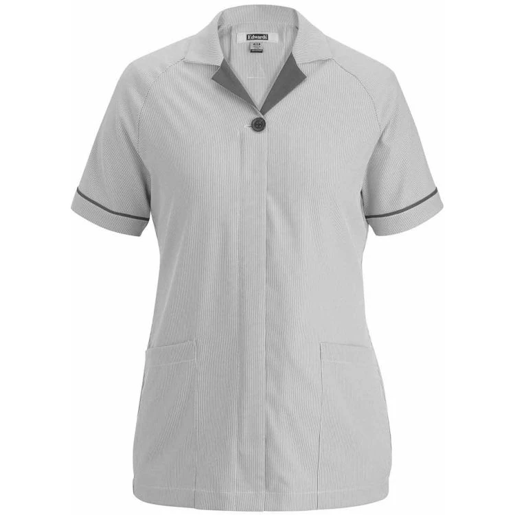 Edwards Ladies' Pincord Ultra-Stretch Short Sleeve Service Tunic 1 Edwards Ladies' Pincord Ultra-Stretch Short Sleeve Service Tunic