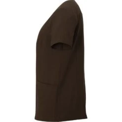 Edwards Ladies' Essential Soft-Stretch Scoop Neck Concealed Zipper Short Sleeve Tunic -Portwest Shop ED7284@2