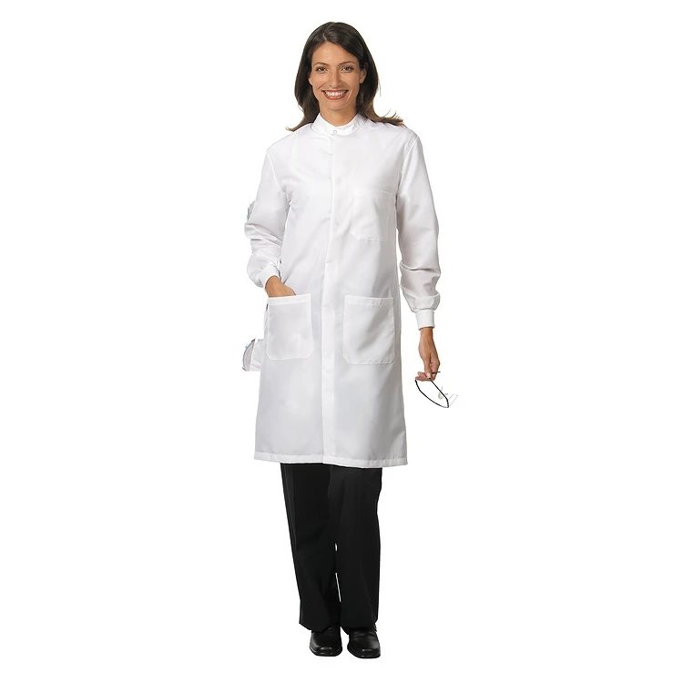 Fashion Seal Protective Coat - Snap Closure At Neck - Texture Shield® - Poly/Cotton Back 1 Fashion Seal Protective Coat - Snap Closure At Neck - Texture Shield® - Poly/Cotton Back